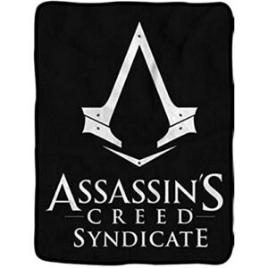 assassin’s creed syndicate logo fleece blanket