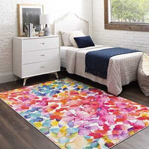 mohawk sunwashed dream area rug, 5’x8′, multicolored