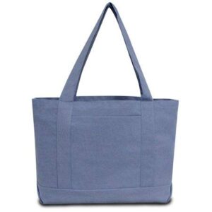 liberty bags 8870 seaside cotton pigment dyed boat tote