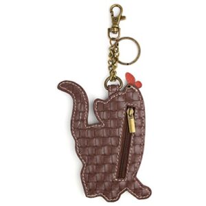 Chala Key Fob/Coin Purse - Slim Cat, Multicolored, Cat Lovers Gift (Slim Cat Keyfob)