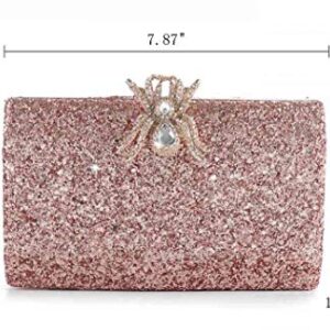 KALINNU Evening Bag Clutch Purses for Women,Party Wedding Formal Shoulder Handbag Evening Clutch Bag