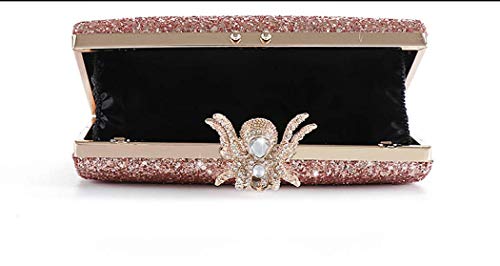 KALINNU Evening Bag Clutch Purses for Women,Party Wedding Formal Shoulder Handbag Evening Clutch Bag