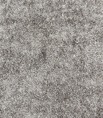 SAFAVIEH New Orleans Shag Collection 8' x 10' Grey/Grey SG531 Handmade 1.6-inch Thick Area Rug