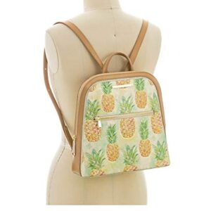 BRAHMIN Women's Pompano Collection Pineapple Felicity Backpack, Multi