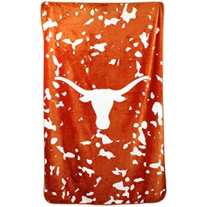 college covers texas longhorns throw blanket