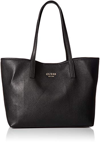 GUESS womens Vikky tote handbags, Black, One Size US