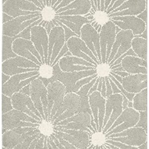 SAFAVIEH Soho Collection 2' x 3' Blue/Ivory SOH768A Handmade Premium Wool & Viscose Accent Rug