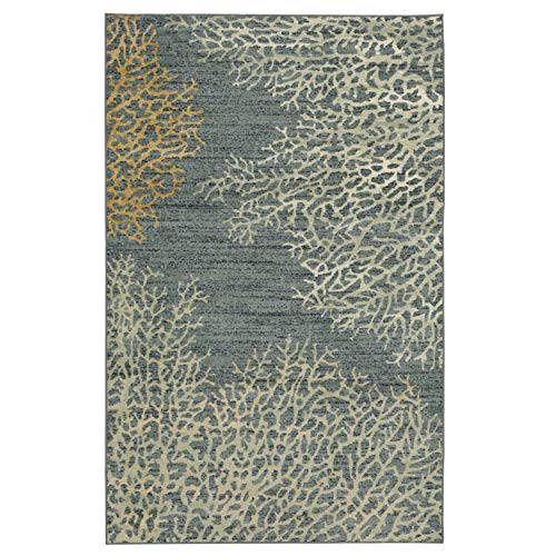 Mohawk Home Coral Reef Coastal Area Rug, 5'x8', Blue