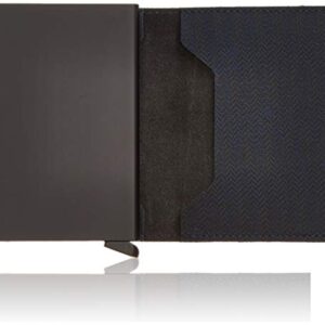 Secrid Slim Wallet Dash Navy Leather RFID Safe Card Case for max 12 cards