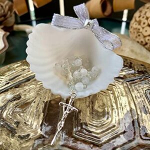 Baptism Candle Ribbons Details