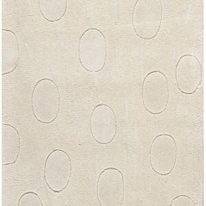 SAFAVIEH Soho Collection 2' x 3' White / White SOH323A Handmade Premium Wool Accent Rug