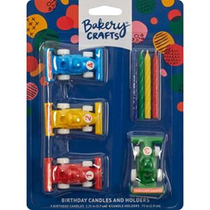 ace car birthday cake candle holders