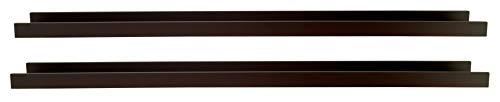 Kiera Grace Modern Floating-Shelves, Set of 2, Espresso