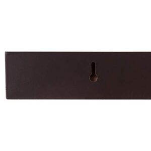 Kiera Grace Modern Floating-Shelves, Set of 2, Espresso