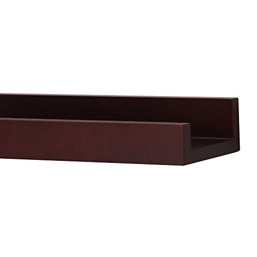 Kiera Grace Modern Floating-Shelves, Set of 2, Espresso