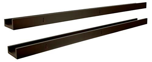 Kiera Grace Modern Floating-Shelves, Set of 2, Espresso