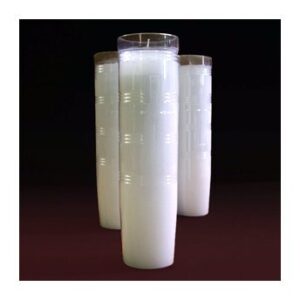 14-day sanctuary candles, plastic