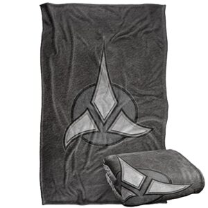 star trek klingon empire silky touch super soft throw blanket 36″ x 58″