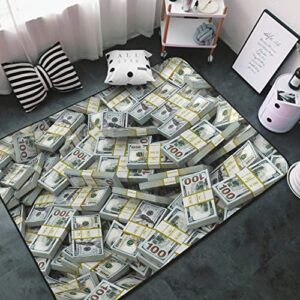 super soft indoor modern money american bill dollars area rugs