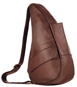 ameribag healthy back bag leather small, chestnut