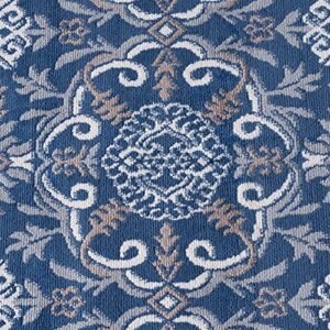 Izel Navy 5x7 Area Rug - Area Rugs for Living Room, Bedroom Rug, Dining Room Rug, Entryway or Kitchen Rug - Alfombras para Salas