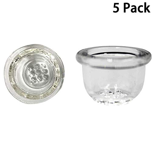 AOMI Honeycomb Glass Screen Replacement Bowl (JK 5 Pack)