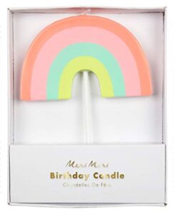 meri meri rainbow candle (pack of 1)