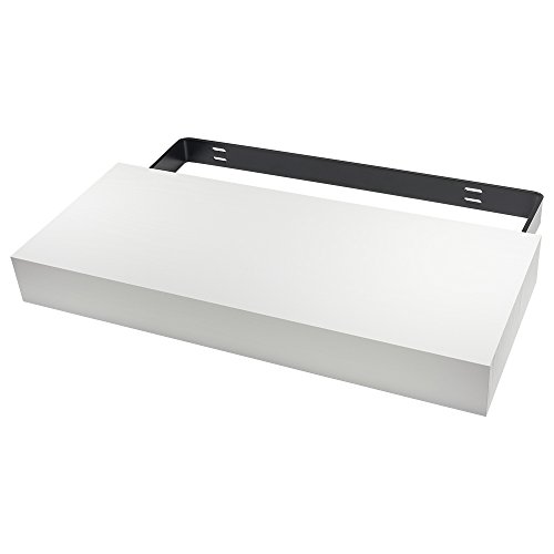 Federal Brace Designer Floating Shelf Proudly Made in America (White, 24x10x3.25)
