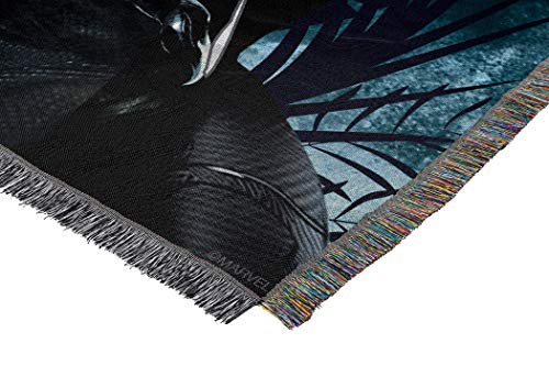 Marvel's Black Panther, "Ripper" Woven Tapestry Throw Blanket, 48" x 60", Multi Color