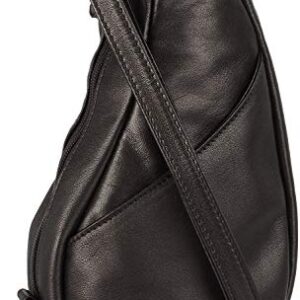 AmeriBag Healthy Back Bag Leather Large Baglett, Black