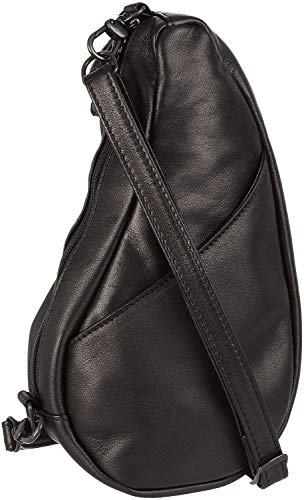 AmeriBag Healthy Back Bag Leather Large Baglett, Black