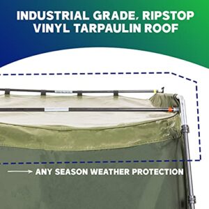 YardStash Bike Storage Tent Lightweight, Outdoor, Portable Shed Cover for Bikes, Lawn Mower, Garden Tools for Waterproof, Durable Tarp to Protect from Rain & Wind, Spring Cleaning Essential