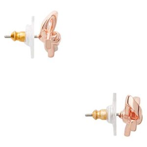 Kate Spade Skinny Mini Bow Stud Earrings, Rose Golden