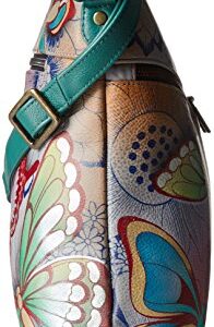Anna by Anuschka womens 8202 Shoulder Handbag, Bpd-butterfly Paradise, One Size US