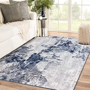 LUXE WEAVERS Abstract Area Rug, 106 Blue 5x7