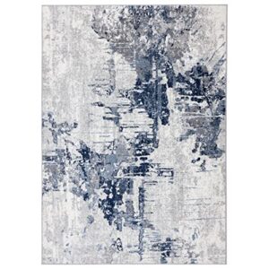 LUXE WEAVERS Abstract Area Rug, 106 Blue 5x7