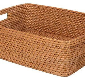 KOUBOO 1060054 Laguna Liner, Honey-Brown Rattan Shelf Basket