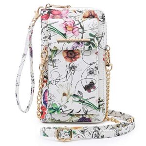 dasein crossbody bag phone purse handbag for women shoulder bag credit card wristlet wallet with multi pockets