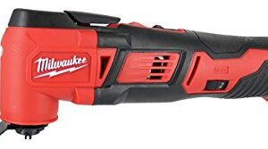 Milwaukee 2626-20 M18 18V Lithium Ion Cordless 18,000 OPM Orbiting Multi Tool with Woodcutting Blades and Sanding Pad with Sheets Included (Battery Not Included, Power Tool Only)