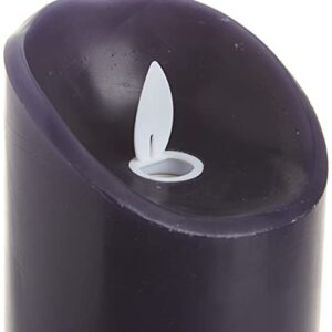 Sterno Home MGT814307NB00 Navy Blue Wax Pillar with Timer