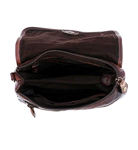 Bed|Stu Women’s Ziggy Leather Crossbody Bag (Teak Rustic)