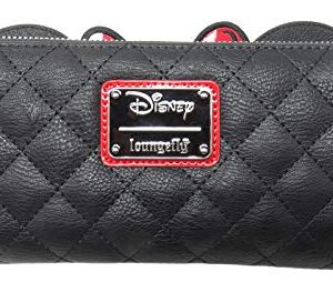 Loungefly x Minnie Bow Wallet WDWA0564, Black, Standard