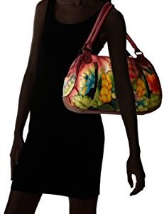 Anna by Anuschka womens 8064 Shoulder Handbag, Mediterranean Garden, One Size US