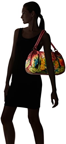 Anna by Anuschka womens 8064 Shoulder Handbag, Mediterranean Garden, One Size US