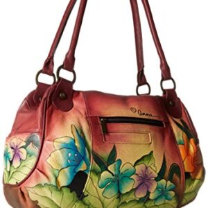 Anna by Anuschka womens 8064 Shoulder Handbag, Mediterranean Garden, One Size US