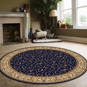 radici 1599 como rugs, 5-feet 3-inch, blue