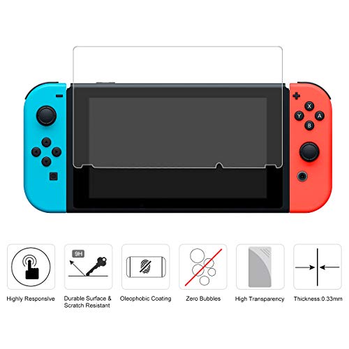 Diocall Deluxe Carrying Case Compatible with Nintendo Switch and Switch OLED 2021, Travel Bag Fit Switch Pro Controller