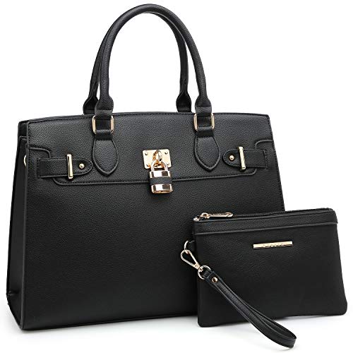 Dasein Women Handbags and Purses Ladies Shoulder Bag Top Handle Satchel Tote Work Bag with Wallet