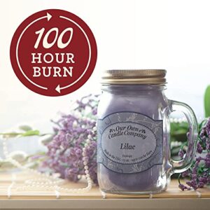 Our Own Candle Company Fresh Linen Scented 13 Ounce Mason Jar Candle