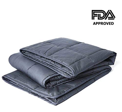 Tranquility 12lb Weighted Throw Blanket - Gray